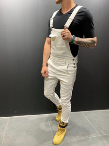 Wish Amazon moda hombre tirantes mamelucos de mezclilla pantalones de mezclilla rasgados comercio exterior monos populares