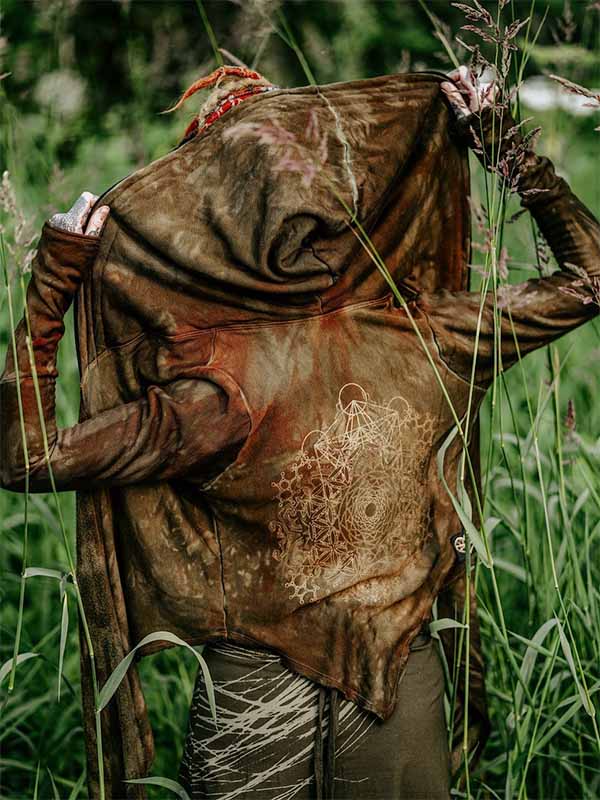 Chaqueta casual con capucha para mujer