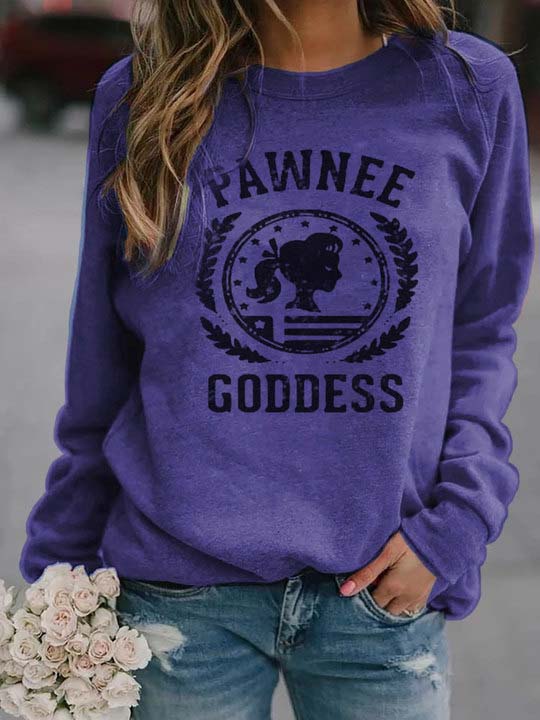 Pawnee Goddess Parks und Rec Fan Sweatshirt