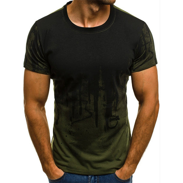 Slim-Fit-Kurzarm-T-Shirt für Herrenmode