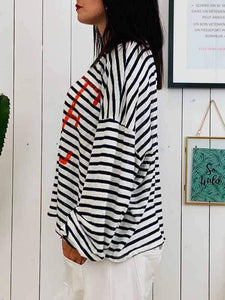 Camiseta con carta de amor de talla grande