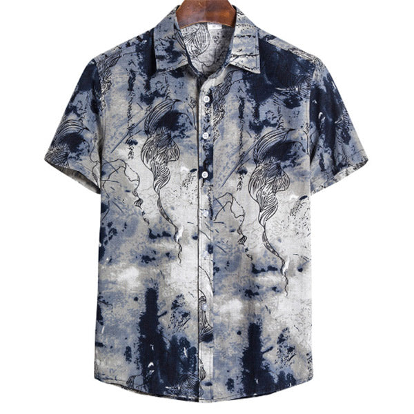 Laisvalaikio marškiniai trumpomis rankovėmis, skirti vyrams