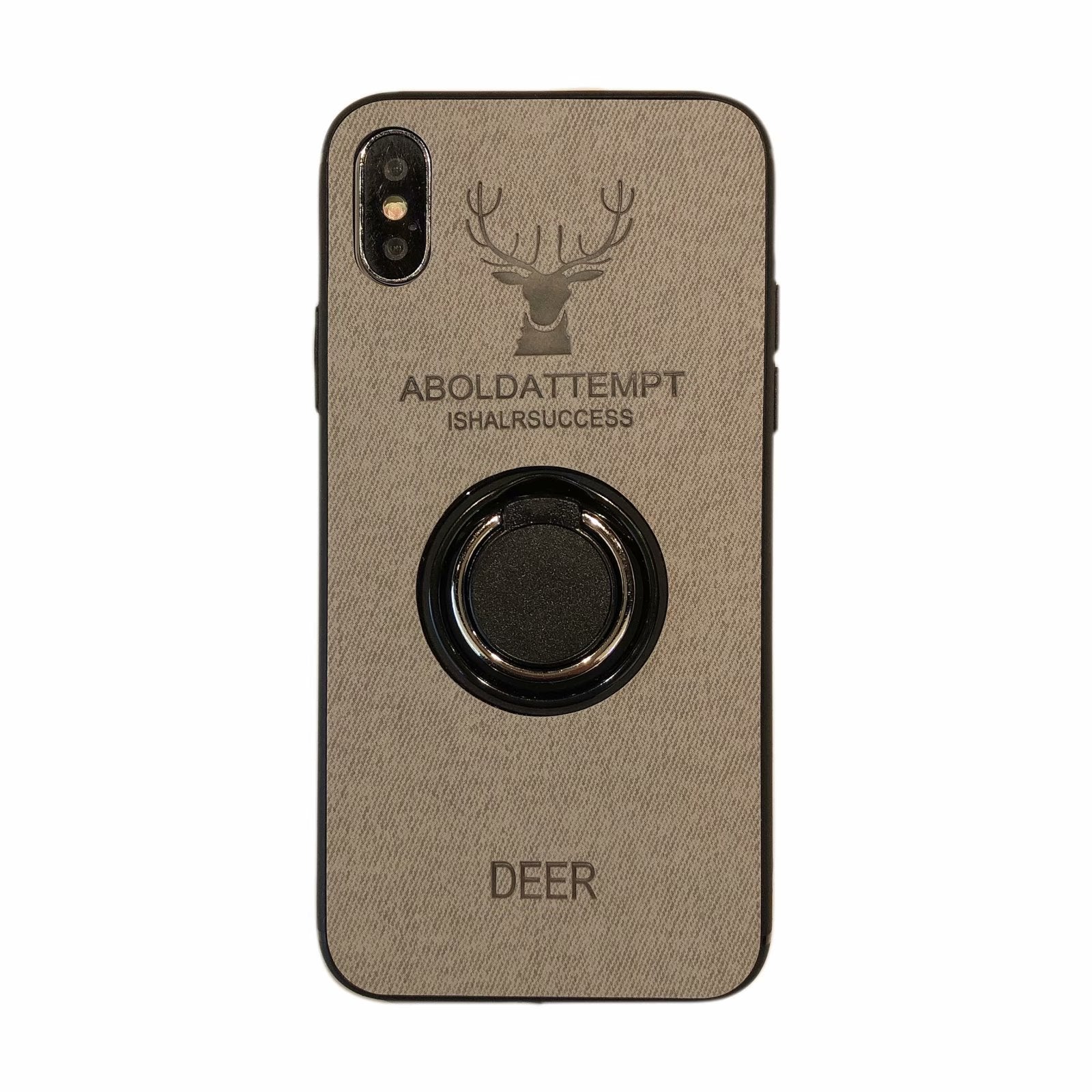 Luxury Deer Fabric Phone Case with silicone protection for iPhone 6 6S 7 8 Plus X XS XR XS MAX