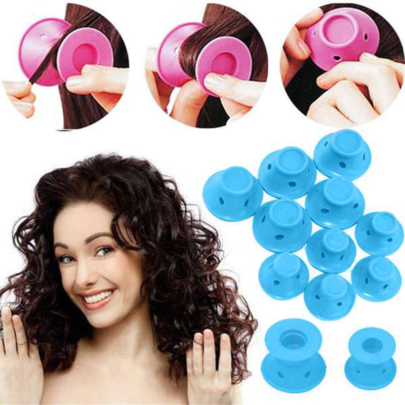 Silicone hair curler