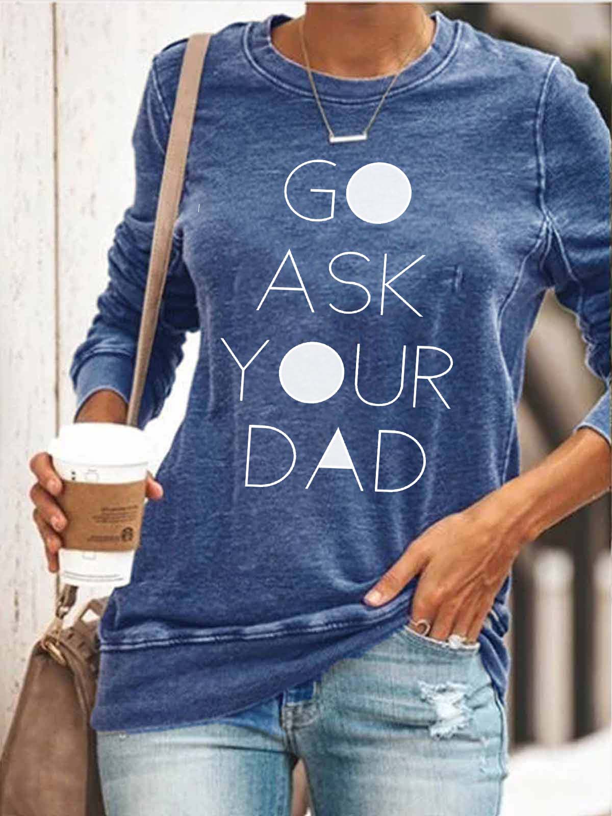 Pregúntale a tu padre sobre la camiseta de una madre divertida
