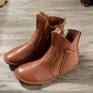 Vintage leather Martin boots