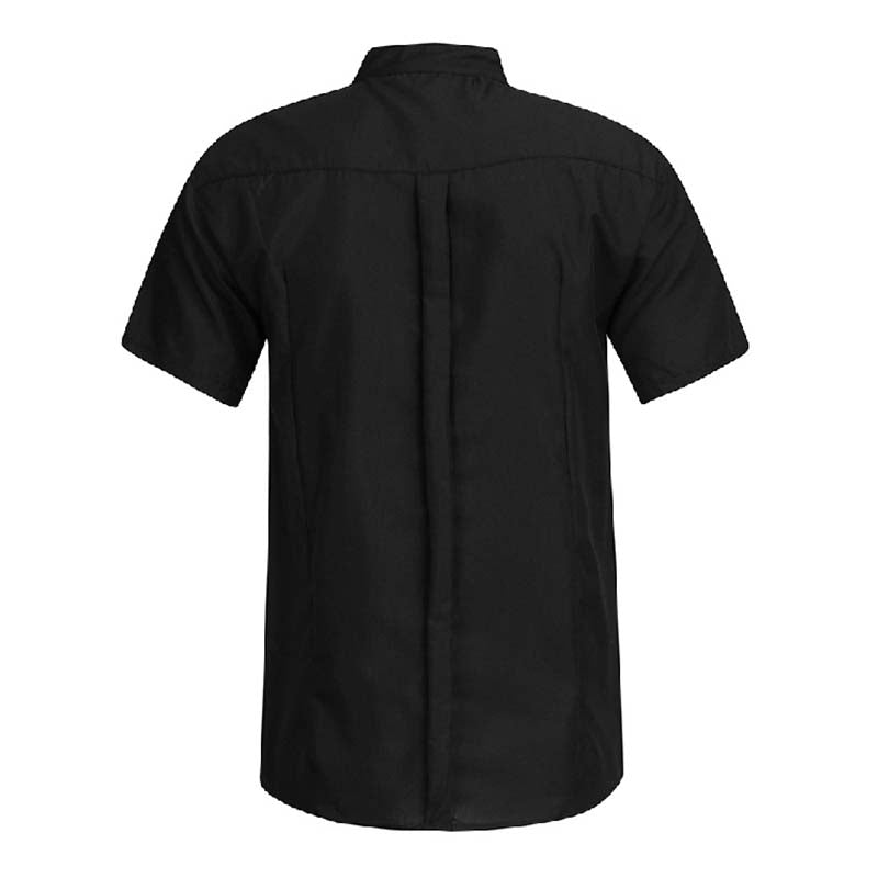Camiseta cómoda casual delgada para hombres con mangas cortas de algodón y poliéster