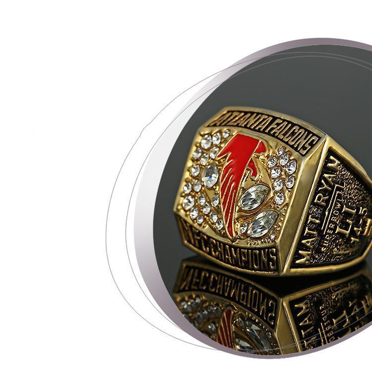 NFC 2016 Atlanta Falcons Championship Ring Holzkiste