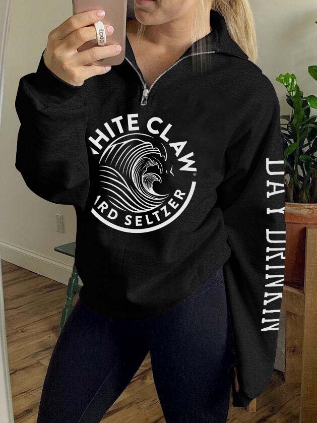 White Claw Hard Seltzer Zip Sweatshirt
