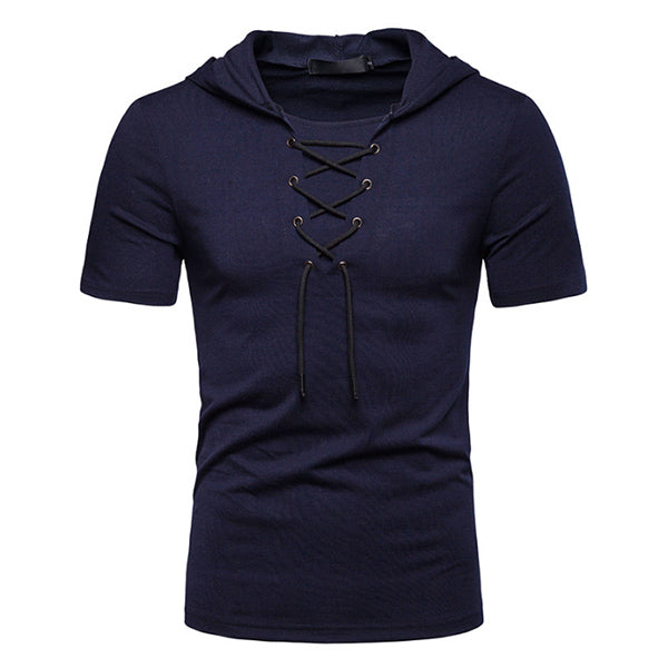 Laisvi, trumpomis rankovėmis marškinėliai vyrams