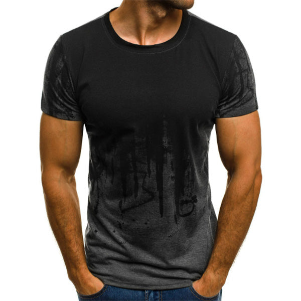 Slim-Fit-Kurzarm-T-Shirt für Herrenmode