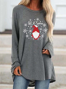Lass es schneien Gnome Cosy Winter Shirt