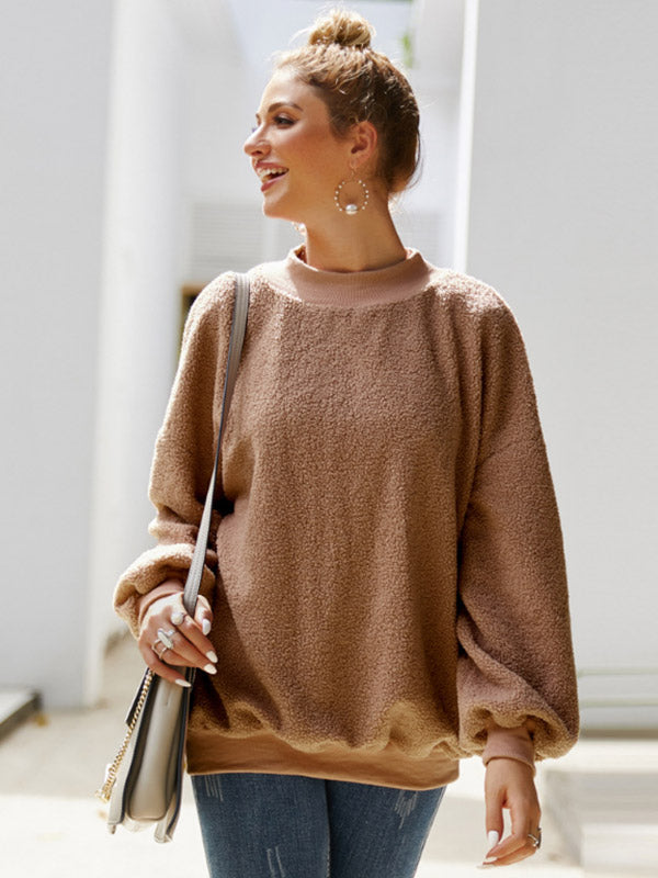 Jersey de mujer con osito de peluche y manga larga