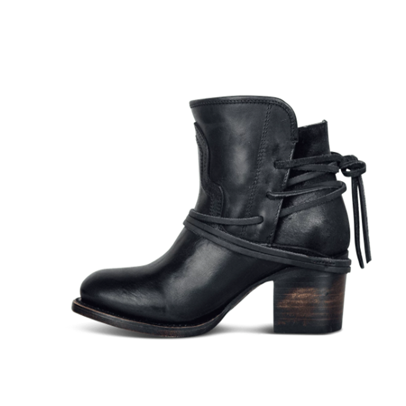 Zapatos retrospectivos para mujer con encaje