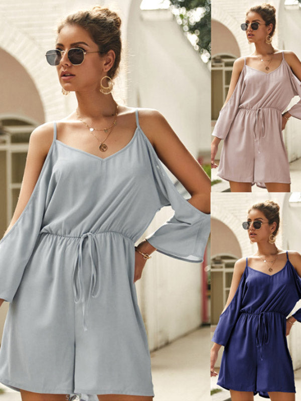 Solider trägerloser trägerloser Overall für Frauen