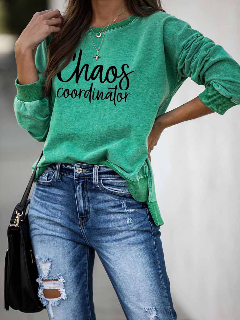 Chaos Coordinator Print Pullover