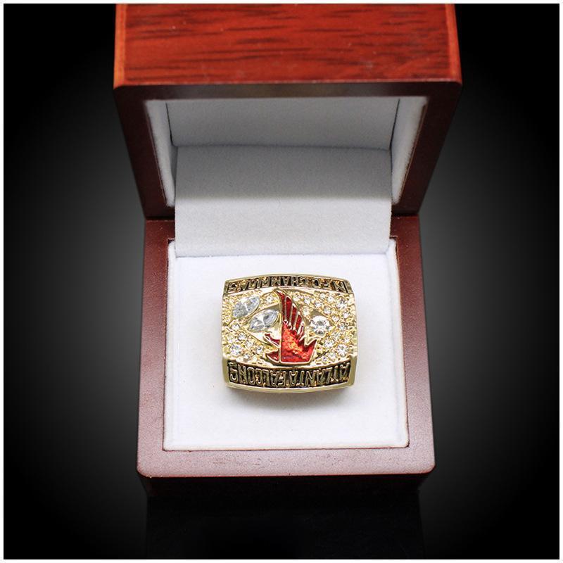 NFC 2016 Atlanta Falcons Championship Ring Holzkiste