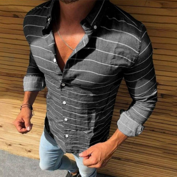 Camisas de hombre de algodón y lino.