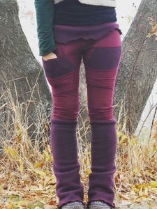 Damen Stitching Slim Casual Pants