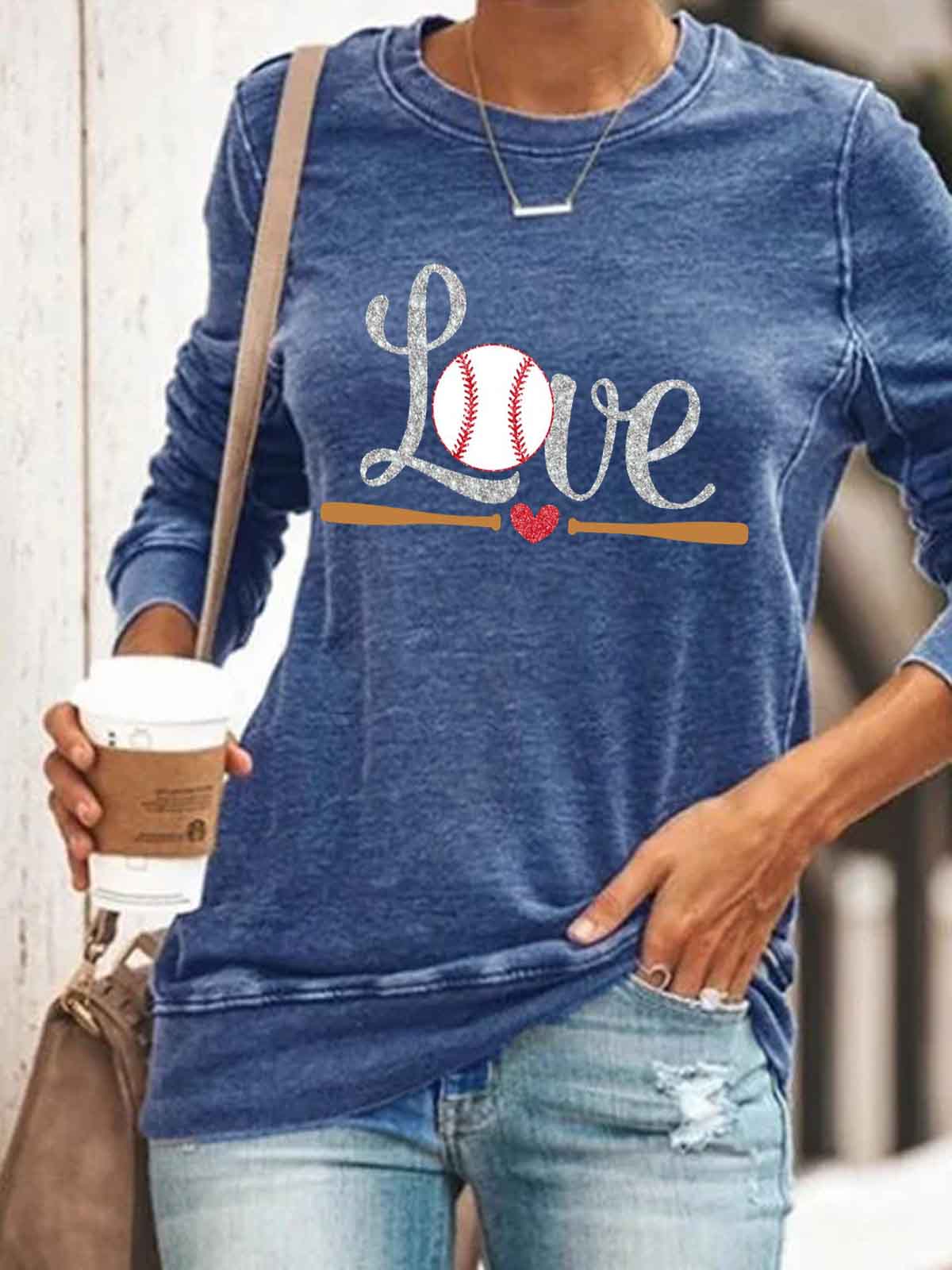 Liebe Baseball Pullover