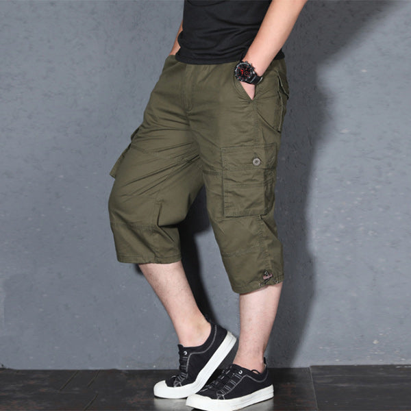 Pantalones casuales con varios bolsillos para hombres.