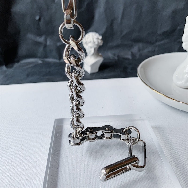 Vyriškos mados dviračių grandinėlė sujungė lydinio apyrankę