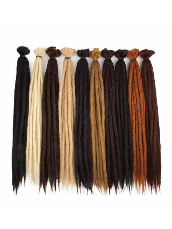 Peluca trenzada sucia hecha a mano - una pieza