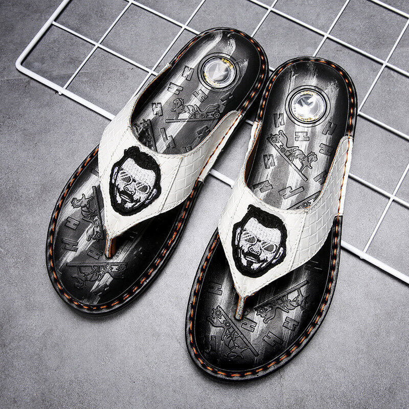 Zapatillas romanas cómodas de verano para hombre