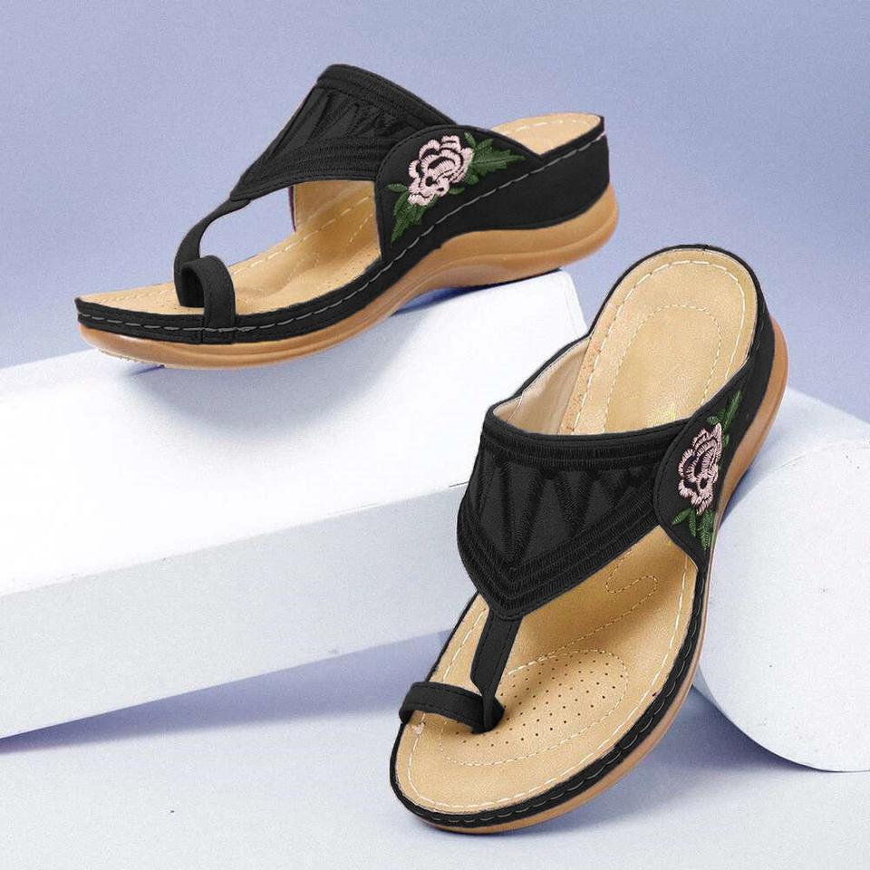 SANDALIAS DE BODAS KOMFY BORDADAS