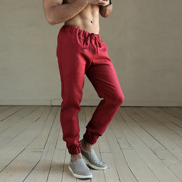 Cordones de lino natural