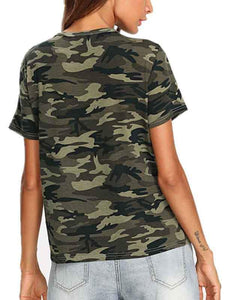 Camisa hueca de camuflaje
