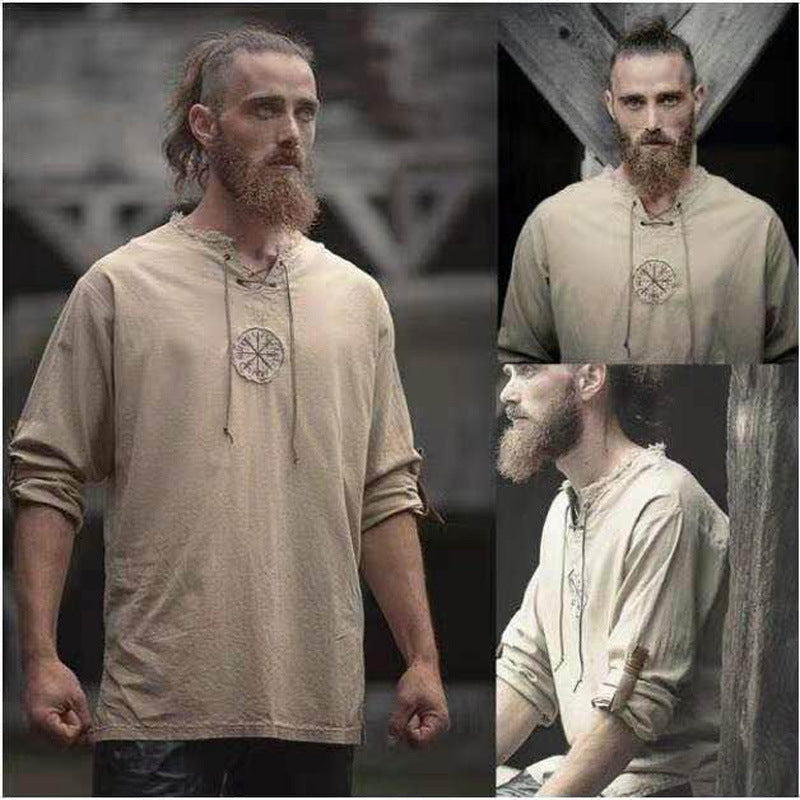 Bequemes Langarm-T-Shirt für Herren