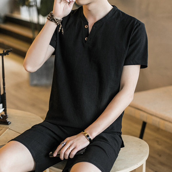 Shorts de lino para hombre