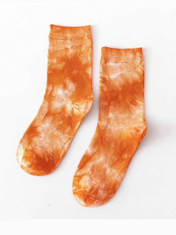 Pintura vintage vintage para calcetines de mujer