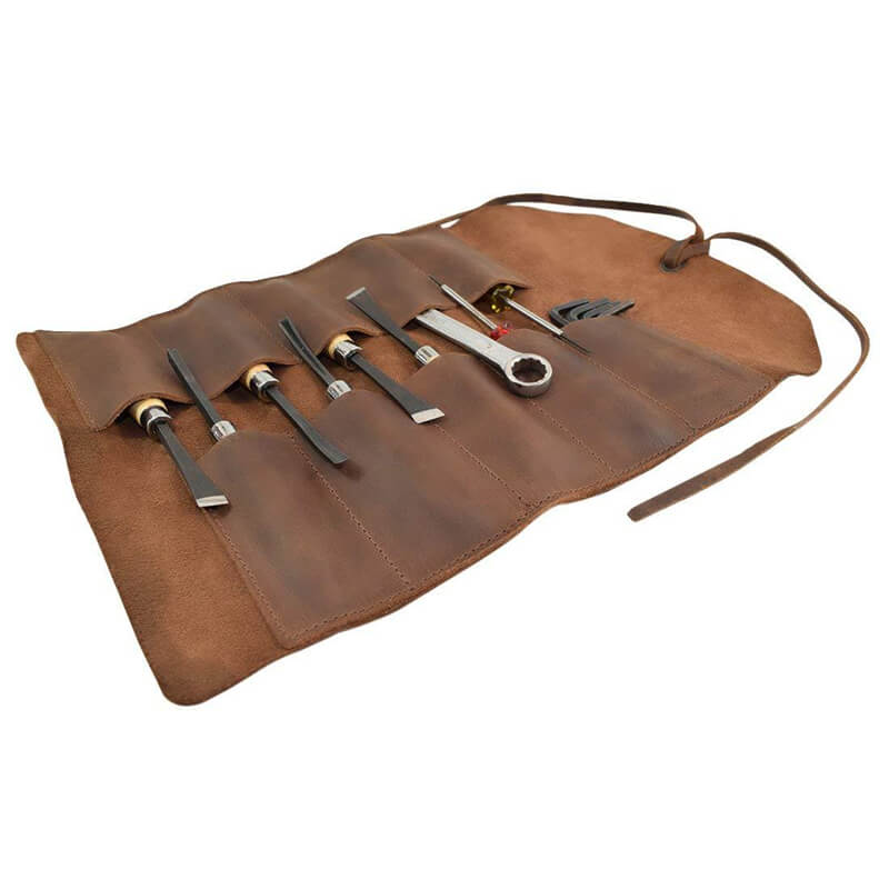 Bolsa de herramientas de cuero retro