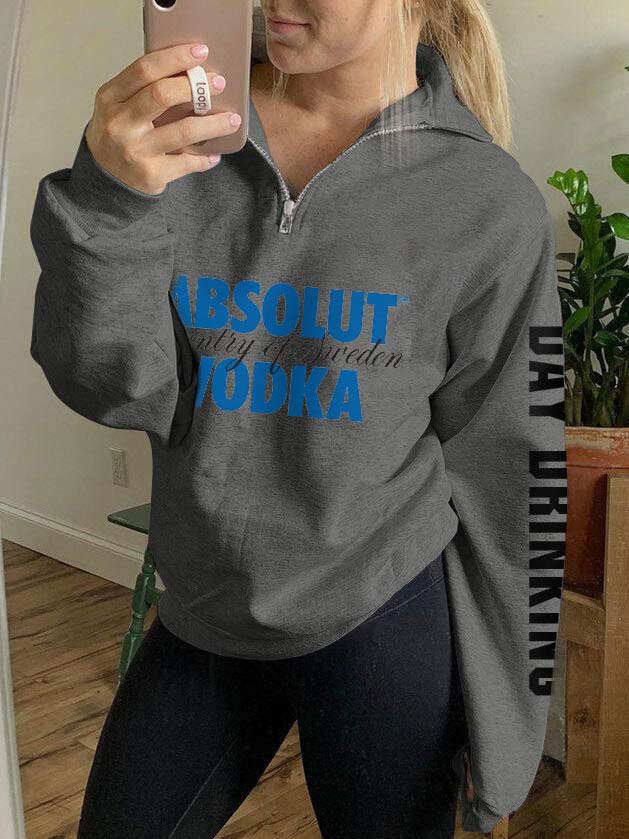 Cremallera para beber el día absoluto del vodka