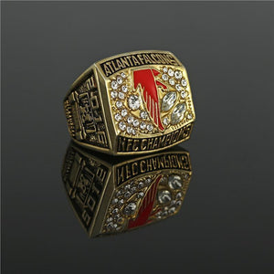 NFC 2016 Atlanta Falcons Championship Ring Holzkiste