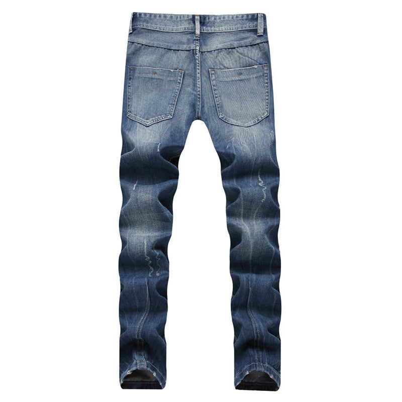 Jeans rectos rasgados de Herren