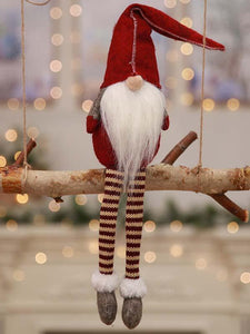 Enano escandinavo con decoraciones navideñas