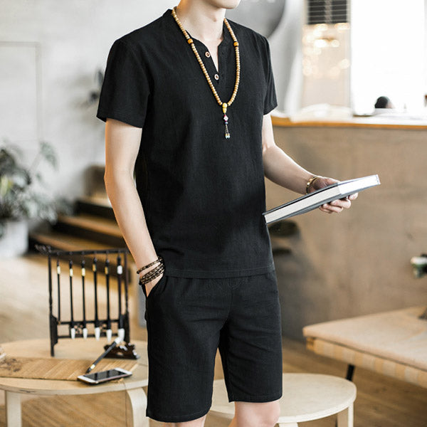 Shorts de lino para hombre