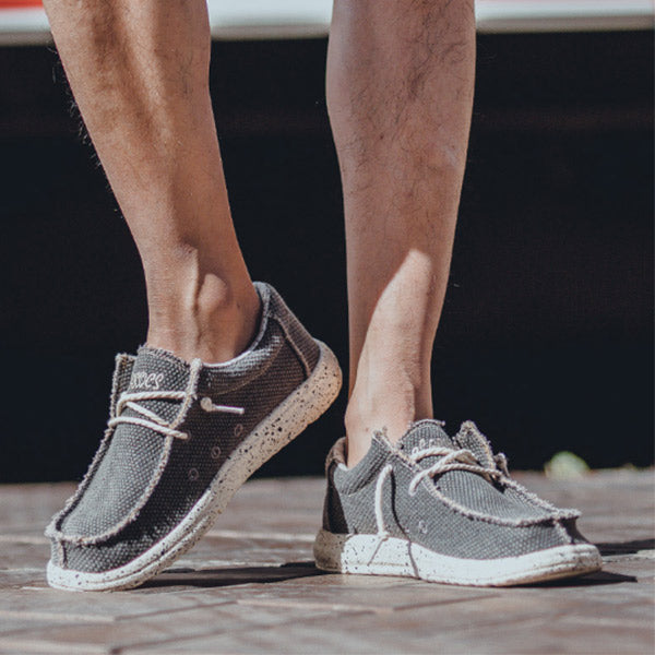 Atmungsaktive Freizeitschuhe aus Leinen für Herren