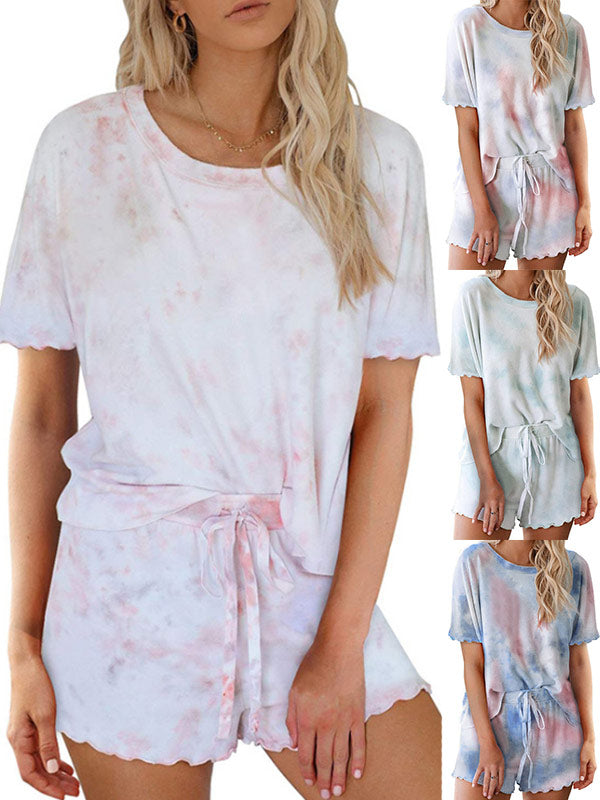 Kurzärmelige Shorts, Pyjamas, Anzüge und Haushaltskleidung für Frauen