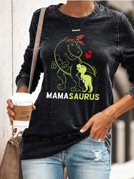 Mamasaurus Rex con bandana de manga larga