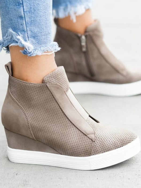 Damenmode Wedge Sports Casual Booties