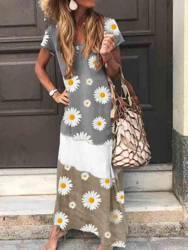 Daisy Print Kleid