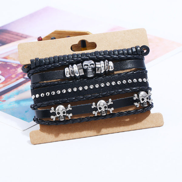 Correa de cuero multicapa cráneo