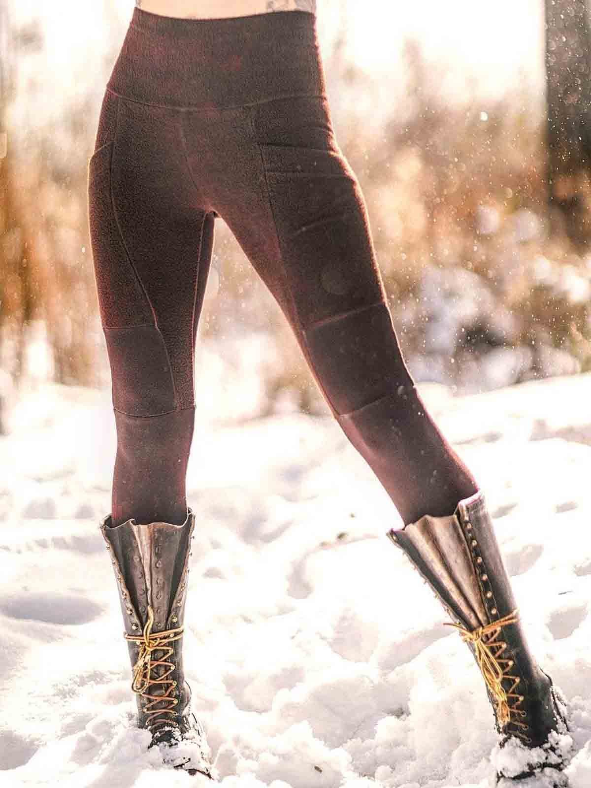 Lässige Vintage Mantelhose für Damen