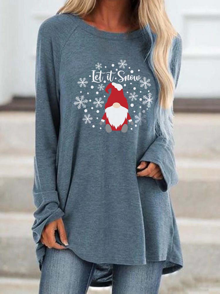 Lass es schneien Gnome Cosy Winter Shirt