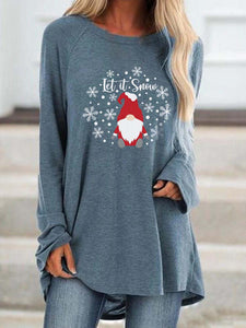 Lass es schneien Gnome Cosy Winter Shirt