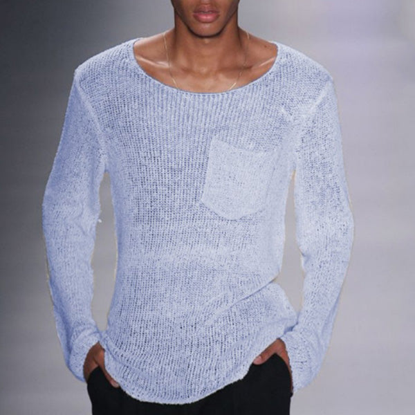 Strickendes atmungsaktives T-Shirt für Herren